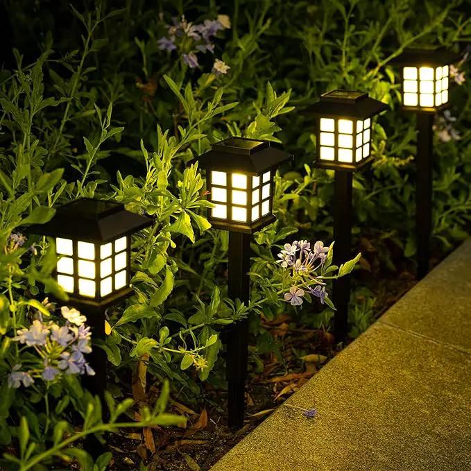 SOLPEX Solar Outdoor Lights,12 Pack Solar Path Lights, Solar Walkway Lights Outdoor, Solar Garden Lights, Solar Pathway Lights Outdoor Waterproof for Garden, Yard, Landscape and Driveway(Warm White) by GreenHaven Gardens