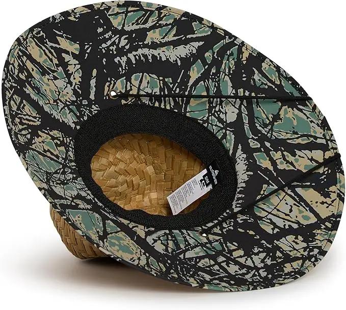 Quiksilver Men's Wide Brim Outdoor Lifeguard Straw Sun Hat by GreenHaven Gardens