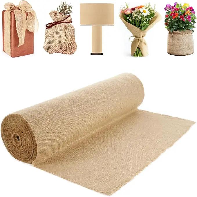VEVOR Burlap Fabric Roll, 36” x 150 ft High Density Natural Jute Fiber Material for Outdoor Plant Care, Tree Wrap Roll, Decor, DIY Crafts, Wedding, Garden Weed Barrier, Plants & Trees Winter Covering by GreenHaven Gardens