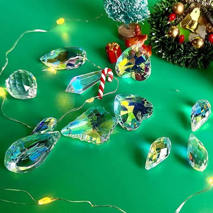 WASTROYAL 500 Pcs+ DIY Suncatcher Making Kits for Adults Crystal Christmas Sun Catchers Crafts Rainbow Maker for Christmas Decor Indoor Window Christmas Favors Sun Catcher Craft (Christmas) by GreenHaven Gardens