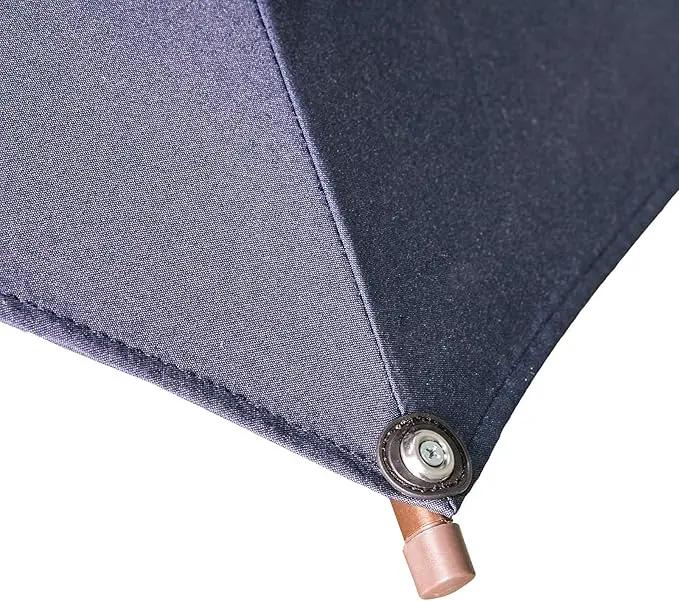 Ogrmar 6.5x10ft Patio Umbrella Rectangular Outdoor Table Umbrella with Crank & Push Button Tilt for Terrace, Backyard, Garden, Courtyard, Swimming Pool, Lawn (Navy Blue) by GreenHaven Gardens