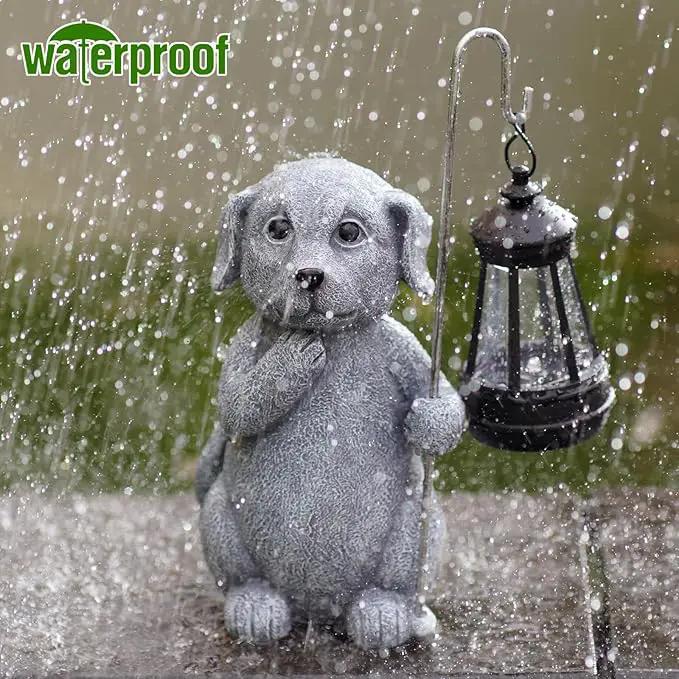 Solar Garden Decor Statues Figurine: Garden Art for Patio Balcony Yard Lawn - Unique Christmas Birthdays Gifts for Mom Grandma Women Wife Sister by GreenHaven Gardens