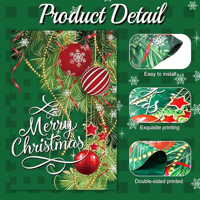 Moukeren 8 Pack 28 x 40 Inch Large Seasonal Garden Flags Decorative Holiday Flags Double Sided Polyester Festive for Outside Lawn Yard Outdoor Easter Independence Day Patriotic Decorations(Cute) by GreenHaven Gardens