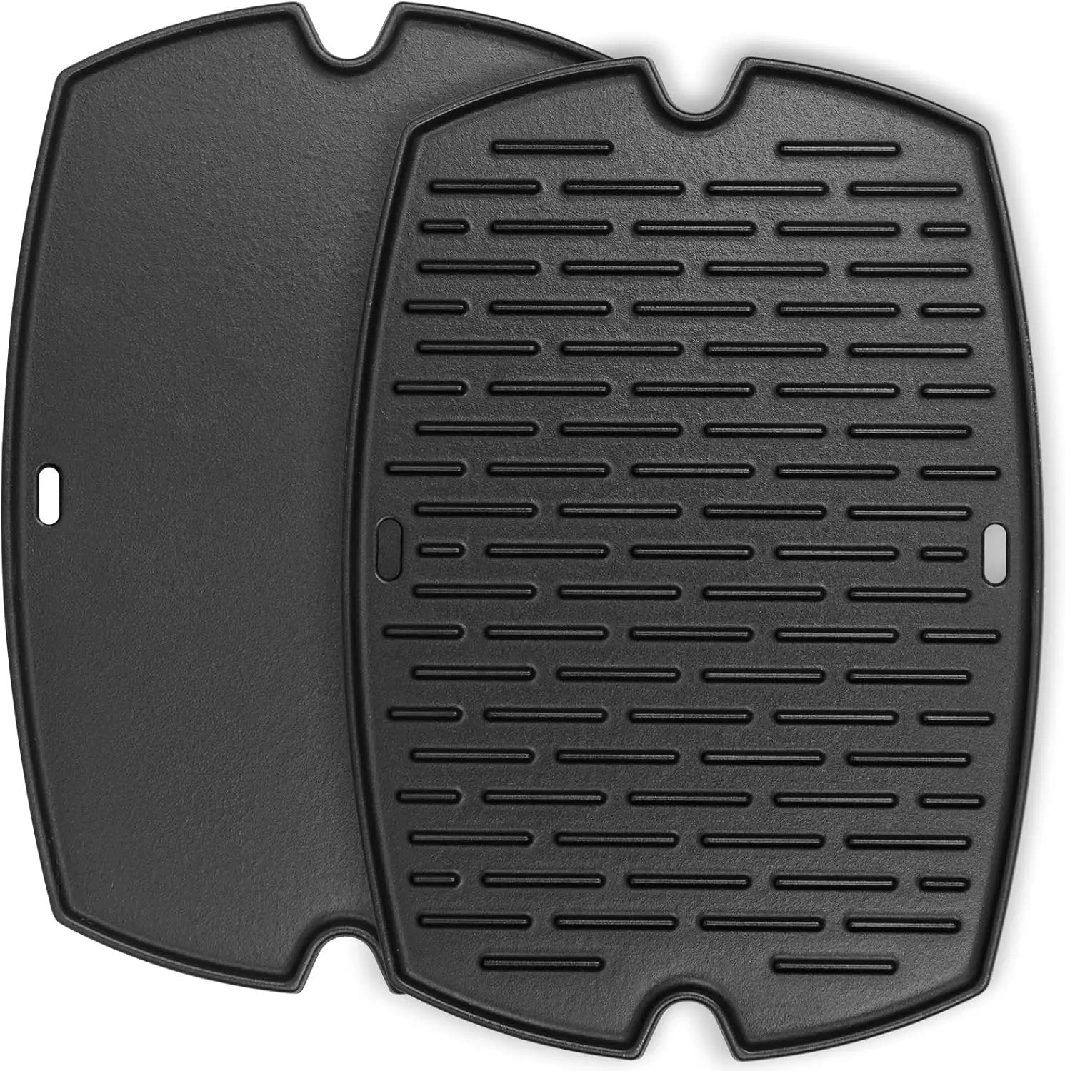 7584 Q3200 Griddle for Weber Q300 Q320 Q3000 Q3100 Q3200 Full Size Grill Plate Parts, Flat Top Cast Iron Griddle Insert for Weber 7646 Q320 Accessories, for WeberQ Grill Parts by GreenHaven Gardens