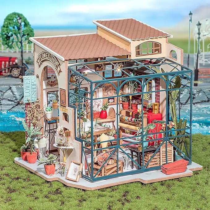 Rolife 1:20 Miniature House Kits-Tiny House Kit-DIY Miniature Dollhouse Kits for Adults-Model Building Craft Kits-Hobbies Gifts for Women and Men by GreenHaven Gardens