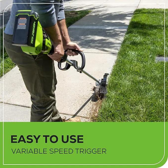 Greenworks 40V 8" Brushless Edger, Battery and Charger Not Included by GreenHaven Gardens