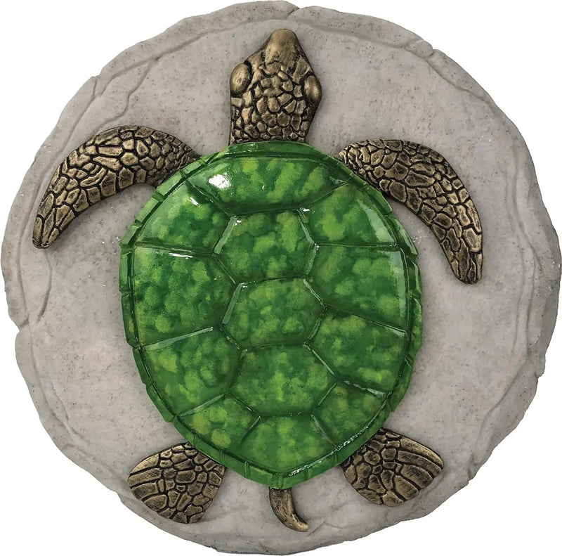 Spoontiques -Garden Décor - Turtle Stepping Stone - Decorative Stone for Garden by GreenHaven Gardens