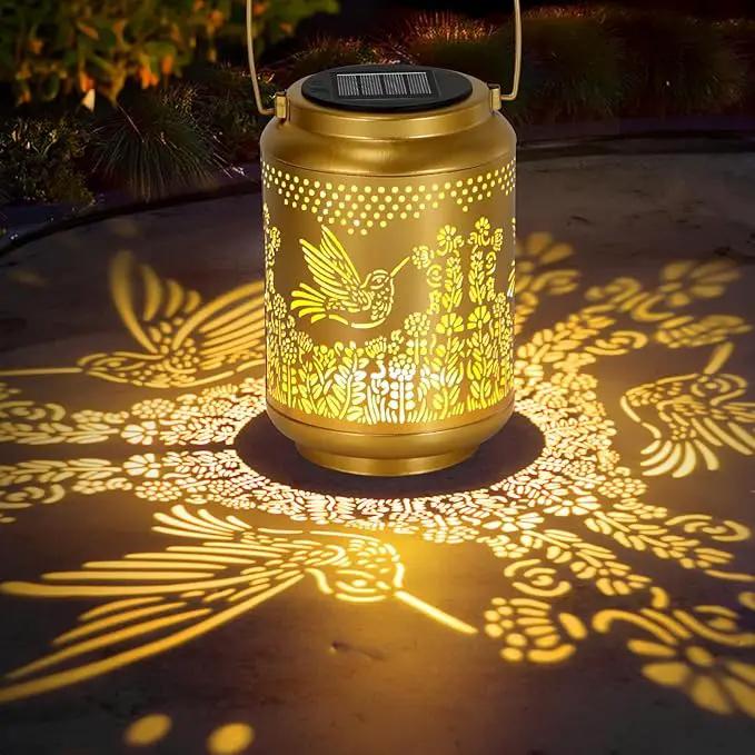 Hummingbird Solar Lanterns Outdoor Lights: Garden Decor Birthday Gifts for Women Mom Grandma Nana Aunt, Hanging Solar Lights Decoration Waterproof Outside for Yard, Patio, Backyard, Porch by GreenHaven Gardens