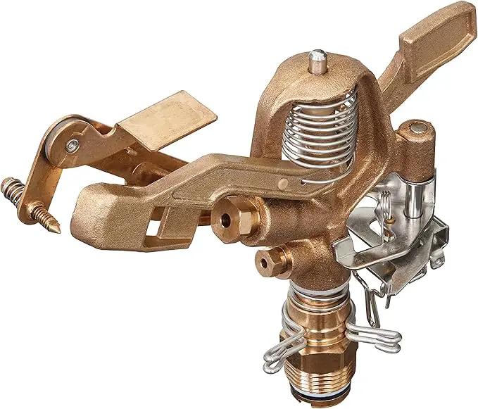 2 Pack Orbit 3/4 Inch Thread Heavy Duty Brass Impact Impulse Sprinkler System Head - 55016 by GreenHaven Gardens