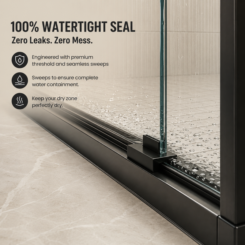 56-60" W x 72" H Framed Double Sliding Shower Door by HouseOfZazla