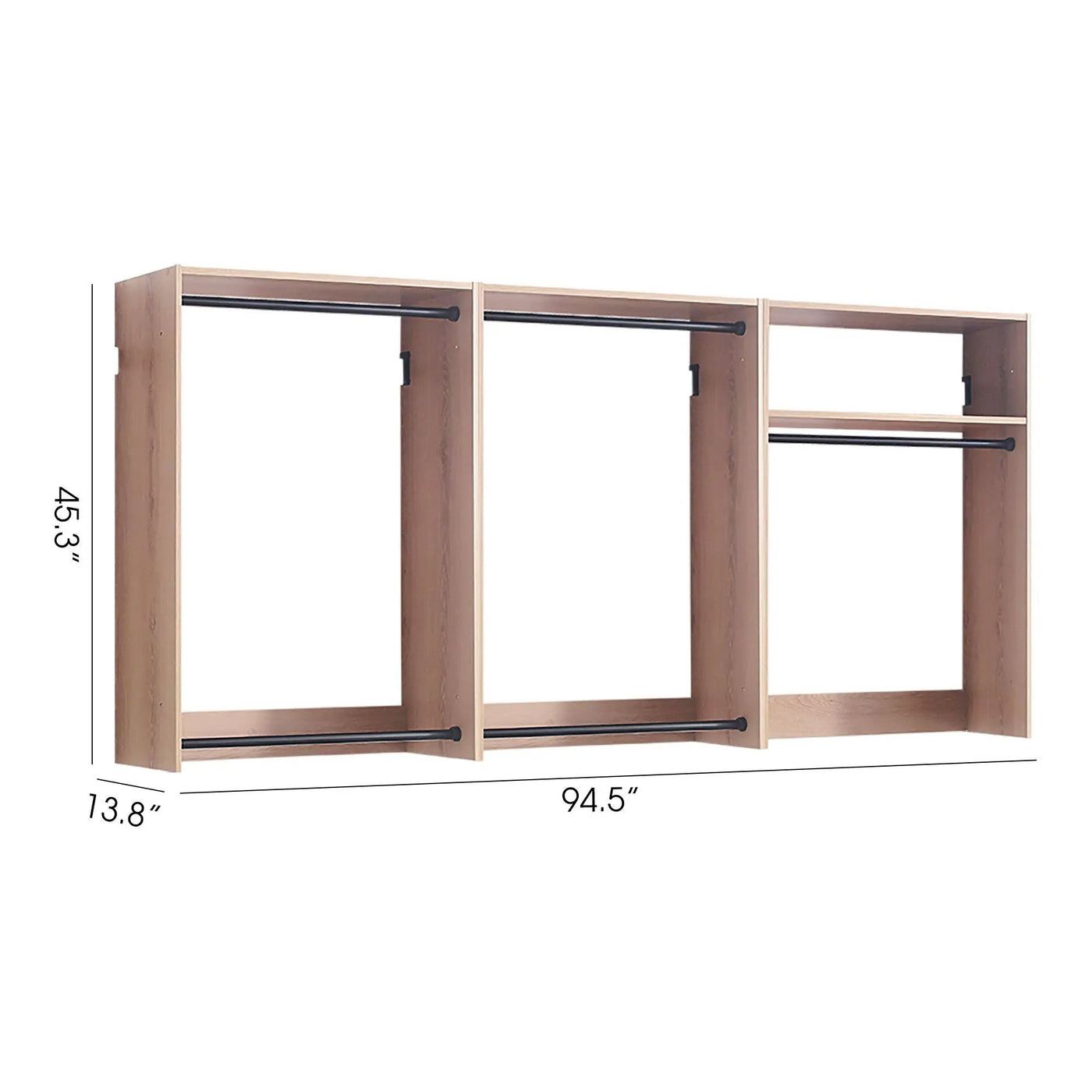 Devi - Wall Mounted Closet System & Modular Units by HouseOfZazla