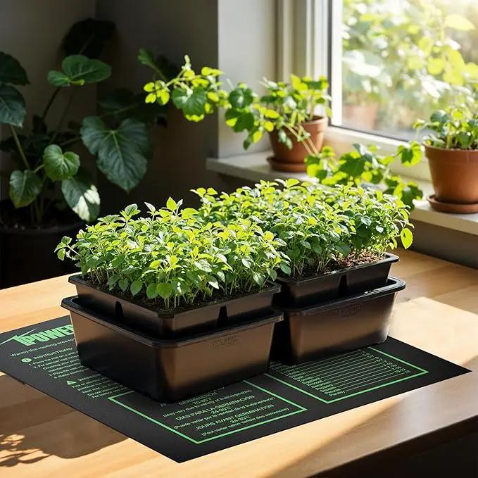 iPower 20"x20.75" Seedling Heat Mat with Built-in Temperature Controller, MET Certified Waterproof Plant Heating Pad, for Germination, Breeding, Brewing by GreenHaven Gardens