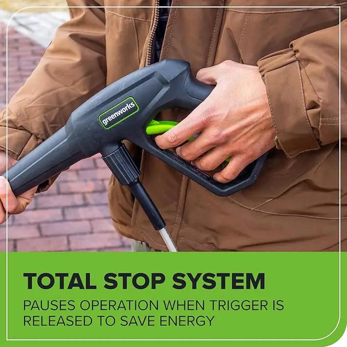 Greenworks 1900 PSI (SGS Certified) 1.2 GPM 13Amp Portable Compact Electric Pressure Washer, Power Washer for Cars, Driveways, Patios, Patio Furniture & Around Pools by GreenHaven Gardens