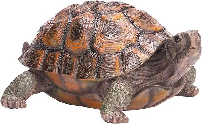 Tortoise Turtle Statue,Resin Garden Sculpture Indoor/Outdoor Yard Lawn Ornament,Home Decor (Large) by GreenHaven Gardens