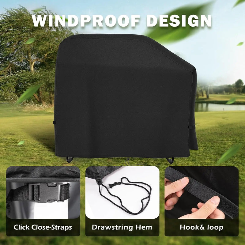 Grill Cover for Traeger Woodridge Pellet Grill TFB86MLH, Outdoor Griddle Cover for Traeger Pellet Smoker Grill, Waterproof BBQ Grill Cover for All Weather by GreenHaven Gardens