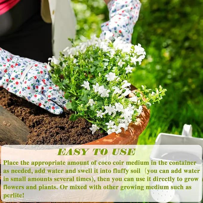 ZeeDix Organic Coco Coir Pellets Potting Soil, 200pcs 30mm Compressed Coconut Fiber Seed Starter Soil Pellets, Coco Peat Soil Discs for Indoor Outdoor Plants, Herbs, Houseplants, Flowers, Vegetables by GreenHaven Gardens
