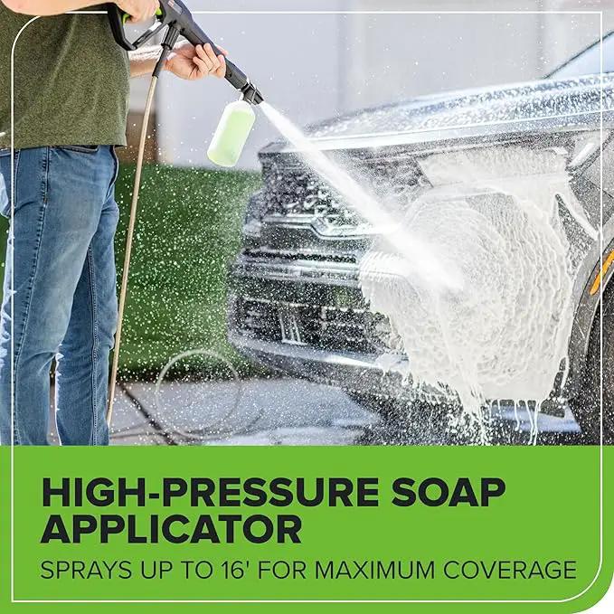 Greenworks 1900 PSI (SGS Certified) 1.2 GPM 13Amp Portable Compact Electric Pressure Washer, Power Washer for Cars, Driveways, Patios, Patio Furniture & Around Pools by GreenHaven Gardens