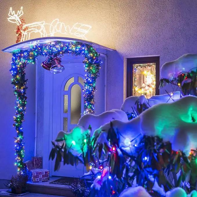 Christmas Lights,100 LED 39FT Outdoor/Indoor Christmas Lights Plug in with 8 Modes & Timer & Memory Function, Waterproof Christmas Lights Outdoor for Holiday Party Christmas Tree Decor by GreenHaven Gardens