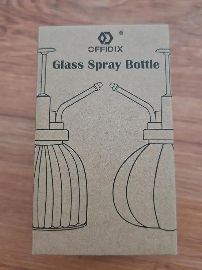OFFIDIX Glass Watering Spray Bottle,Plant Mister watering can indoor with Bronze Plastic Top Pump, Glass Small Watering Can for Garden, Plants, Cleaning (Purple) by GreenHaven Gardens