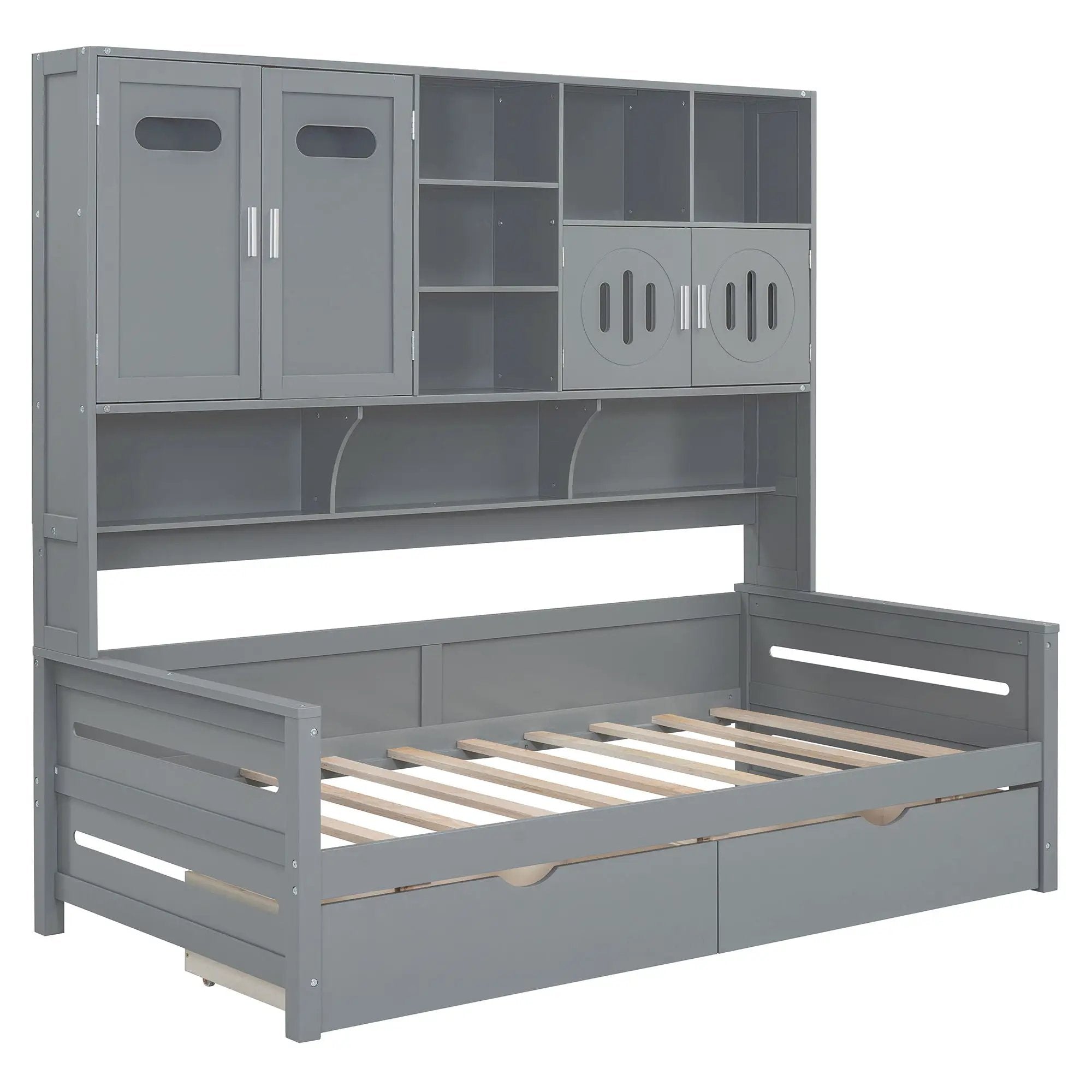 Daybed With All-In-One Cabinet And Shelf by Unique Piece Furniture