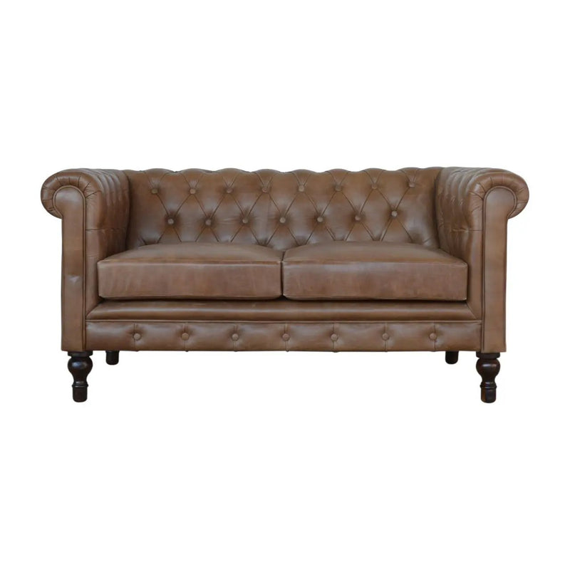 Buffalo - Chesterfield Sofa - Brown by HouseOfZazla