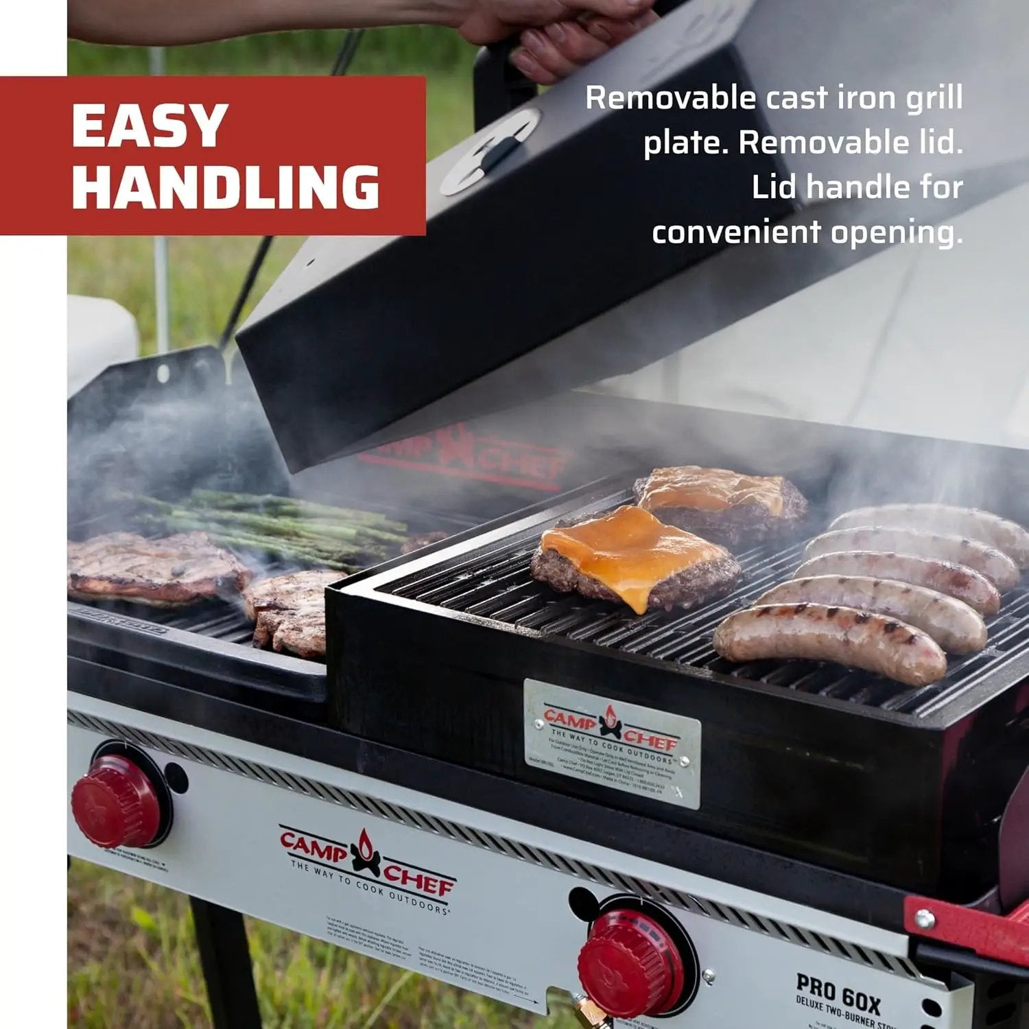 Camp Chef BB100L Barbecue Box with Lid Fits 14" Blue Flame Cooking Systems by GreenHaven Gardens