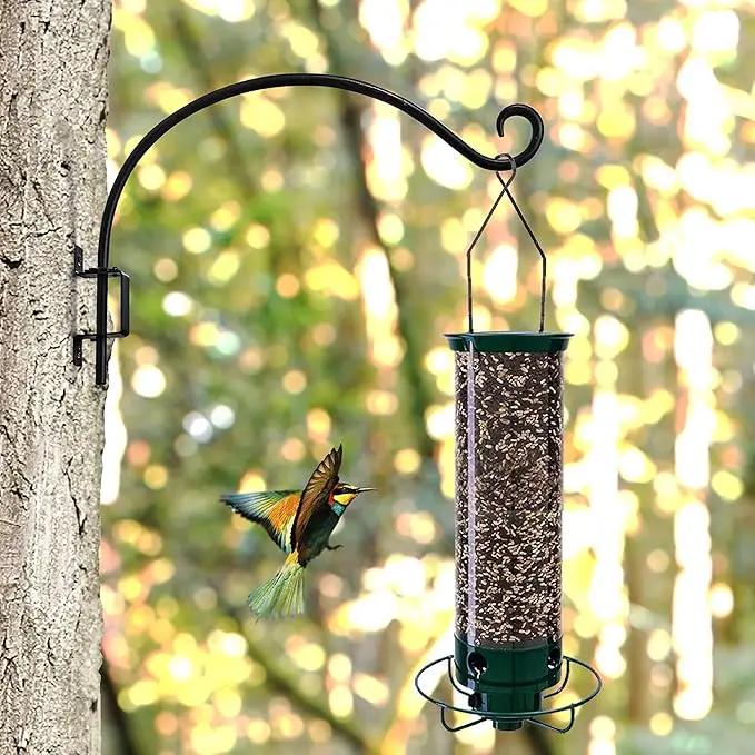 Qiang Ni Swivel Plant Hanger Bracket: Bird Feeder Hanger for Outdoor Wall Mount (16 - A, 16 Inch) by GreenHaven Gardens