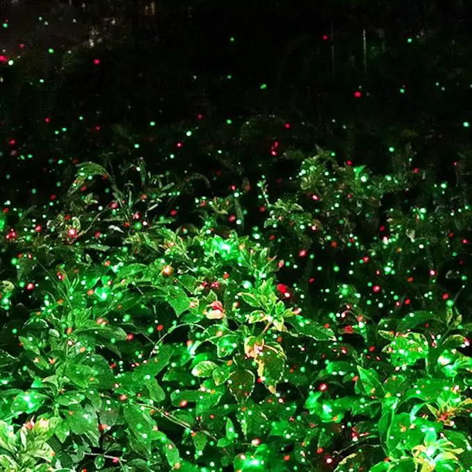 Christmas Laser Lights Outdoor,Red and Green Moving Outdoor Laser Light, Waterproof Garden House Decoration Laser Christmas Lights by GreenHaven Gardens