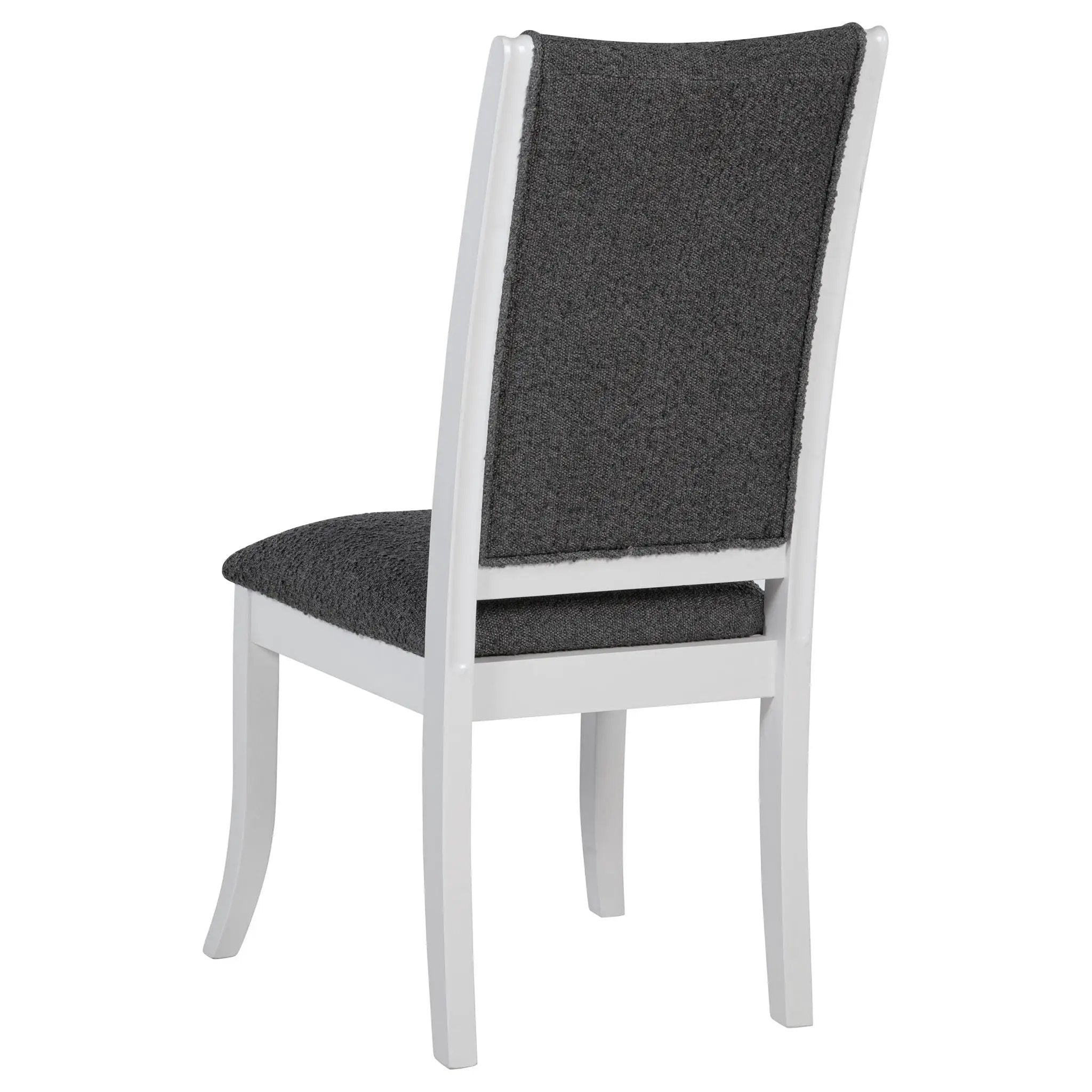 Judd Upholstered Dining Side Chair Pearl White (Set of 2) by Unique Piece Furniture