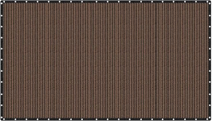 VICLLAX Shade Fabric Sun Shade Cloth Privacy Screen with Grommets for Patio Garden Pergola Cover Canopy 20x36 FT, Mocha by GreenHaven Gardens