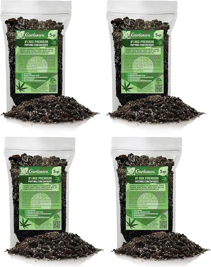 Organic Autoflower Plants Potting Soil Mix - Perfect Balance of Nutrients, Drainage, and Aeration for Thriving Autoflower Plants- 20 Quart by GreenHaven Gardens