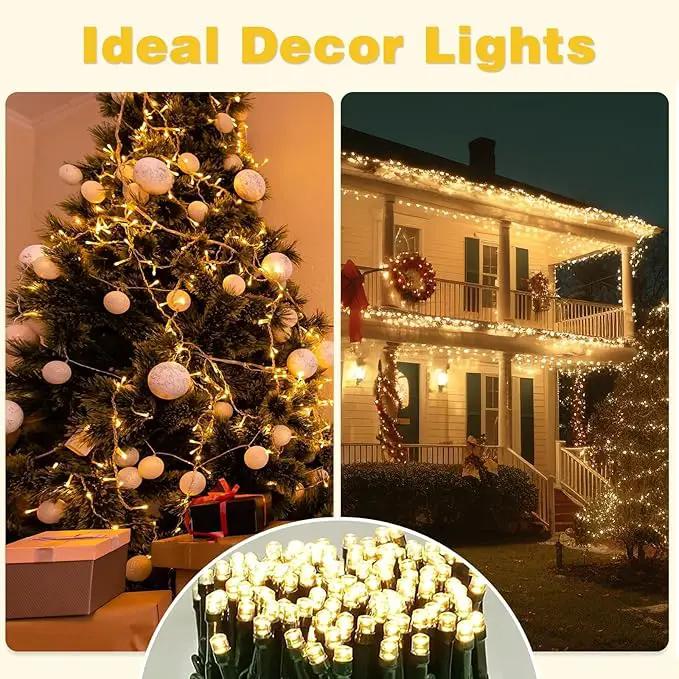 6 Pack Solar String Lights Outdoor, 600 LED Extra-Long 236Ft Solar Lights Outdoor with 8 Lighting Modes, IP65 Waterproof for Garden, Patio, Xmas, Balcony, Tree, Wedding, Party Decor (Warm) by GreenHaven Gardens