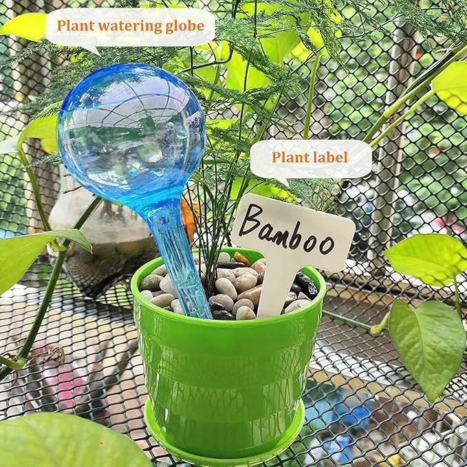 MOONSOUND Plant Self-Watering Bulbs, 10pcs Self Watering Planter Insert, Flower Automatic Watering Drip Irrigation Device, Indoor Outdoor Garden Self Waterer for Plant by GreenHaven Gardens