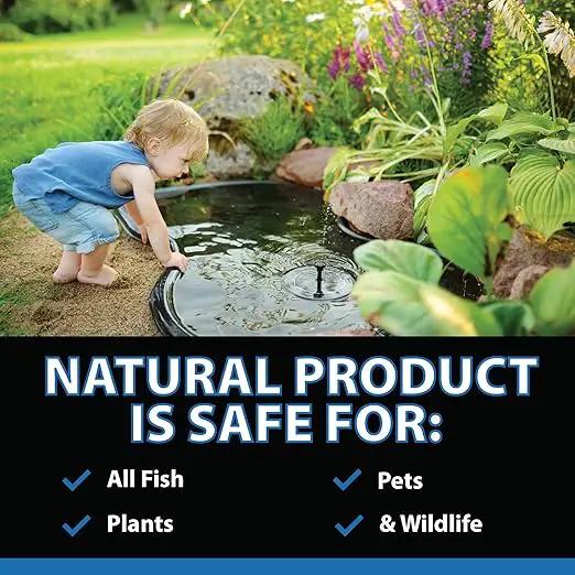 CrystalClear ClarityMax, All-in-One Pond Clarifier Treatment, All-Natural Beneficial Bacteria & Enzymes Provide Max Clarity, Koi Fish & Pet Safe, Algae Stain Remover, Crystal Clear Water Garden 2.5LB by GreenHaven Gardens