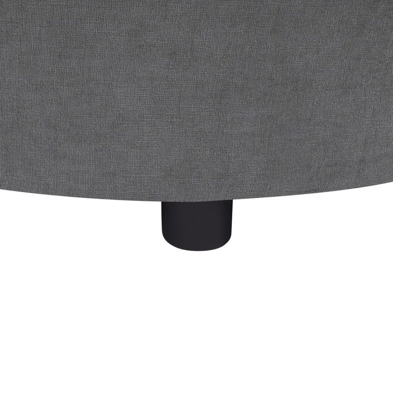 Modern L-Shaped Sectional Sofa With Curved Chaise, USB Ports, And Side Storage Pockets by HouseOfZazla