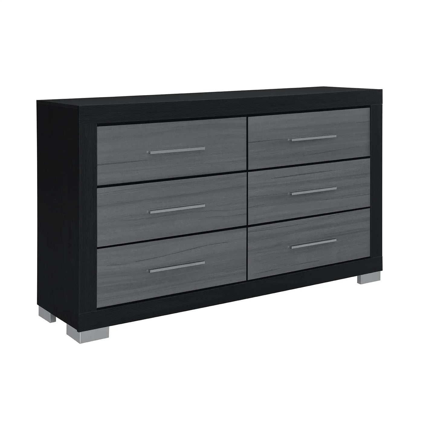 Elsa - 2 Toned And Dresser With Bar Handle And Construction by HouseOfZazla