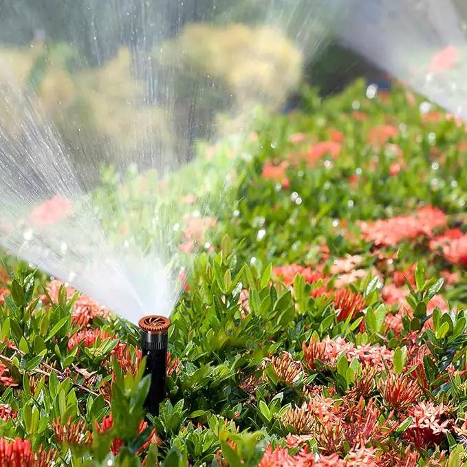 10 Pieces Variable Arc Nozzle, Replacement Pop-up Sprinkler Heads Compatible with Most of Adjustable Pop Up Sprinkler Spray Head for Garden Lawn Irrigation (8AN) by GreenHaven Gardens