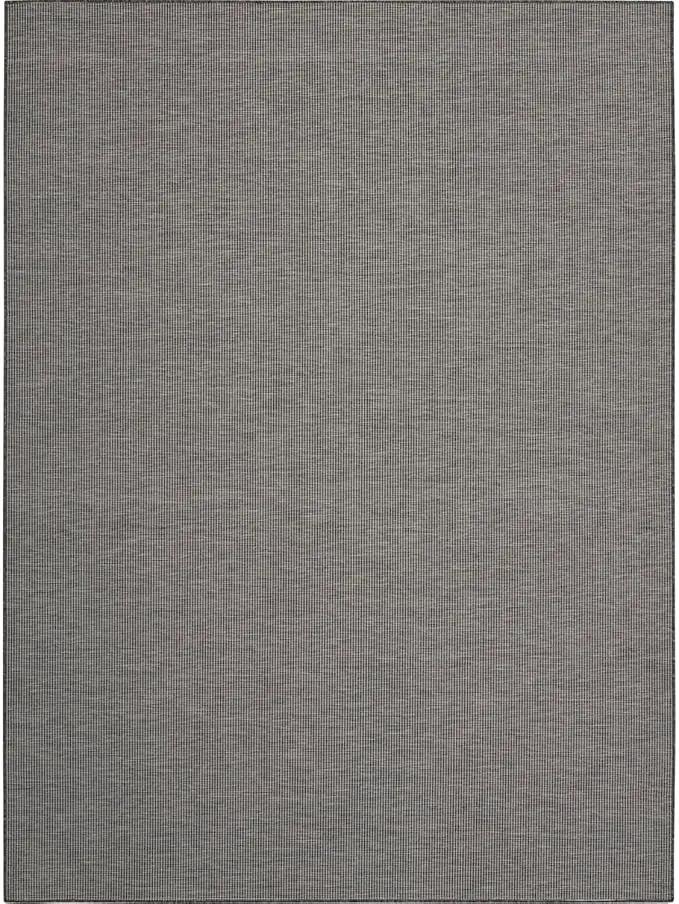 Nourison Positano Indoor-Outdoor Charcoal 9' x 12' Area Rug, Easy Cleaning, Non Shedding, Bed Room, Living Room, Dining Room, Backyard, Deck, Patio (9x12) by GreenHaven Gardens