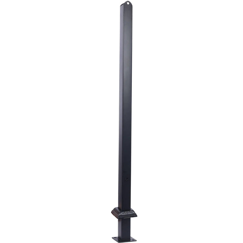Handrails For Outdoor Steps, Fit 2 Or 3 Steps Outdoor Stair Railing, Wrought Iron Handrail, Flexible Porch Railing, Transitional Handrails For Concrete Steps Or Wooden Stairs by HouseOfZazla