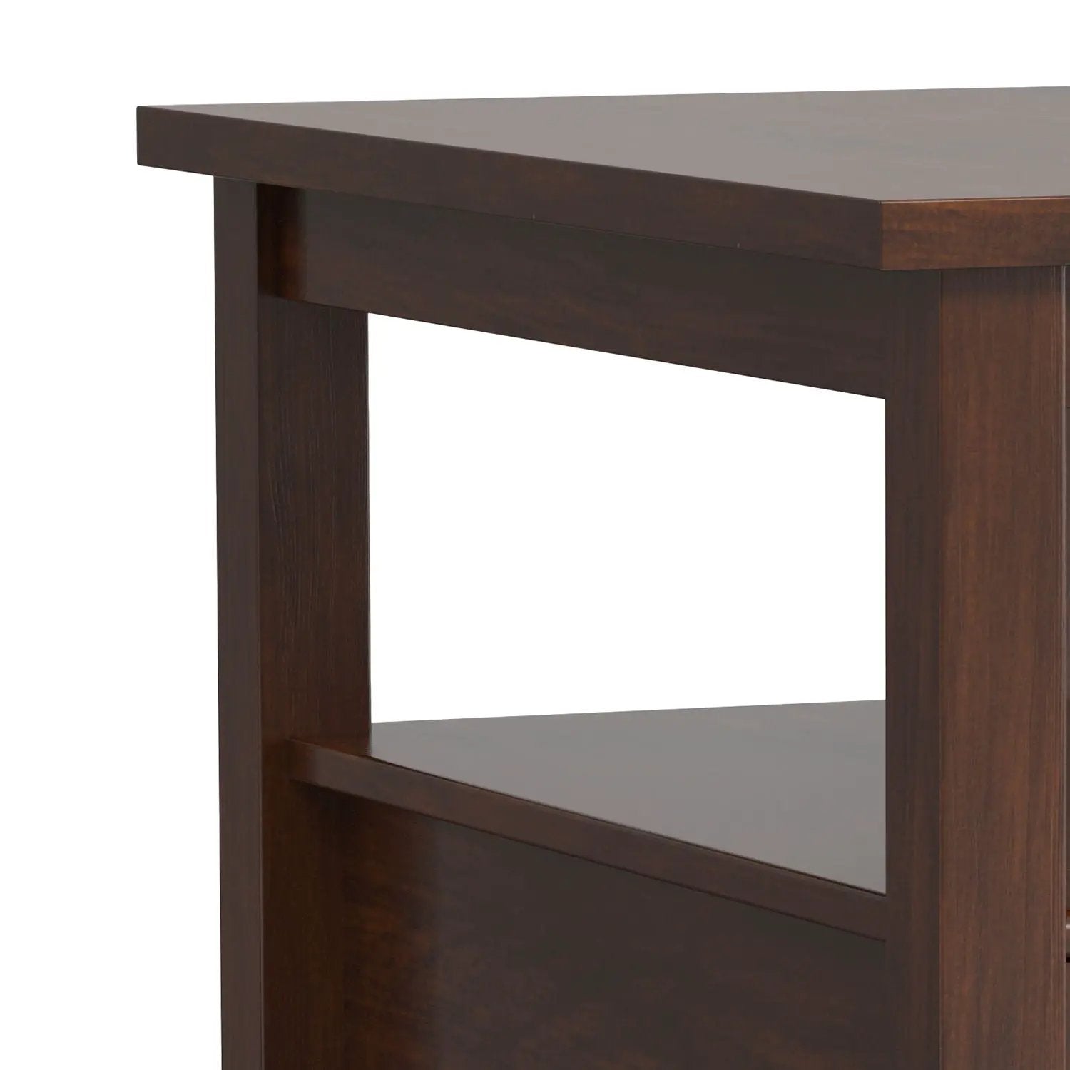 Warm Shaker - Narrow Side Table - Brown by HouseOfZazla