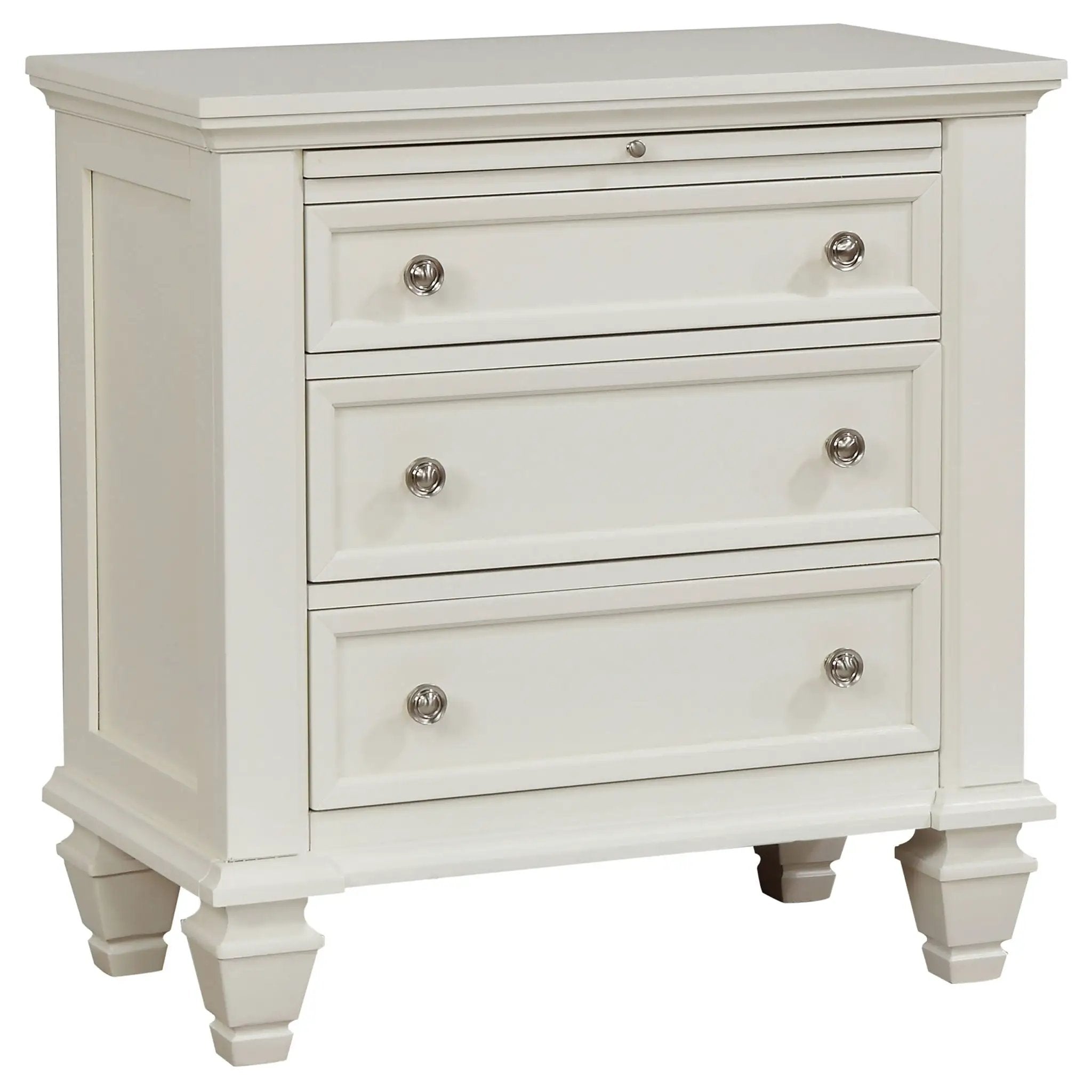 Sandy Beach 5-piece Queen Bedroom Set Cream White by Unique Piece Furniture