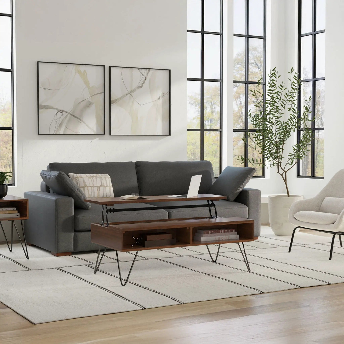 Hunter - Handcrafted Lift Top Coffee Table by Unique Piece Furniture