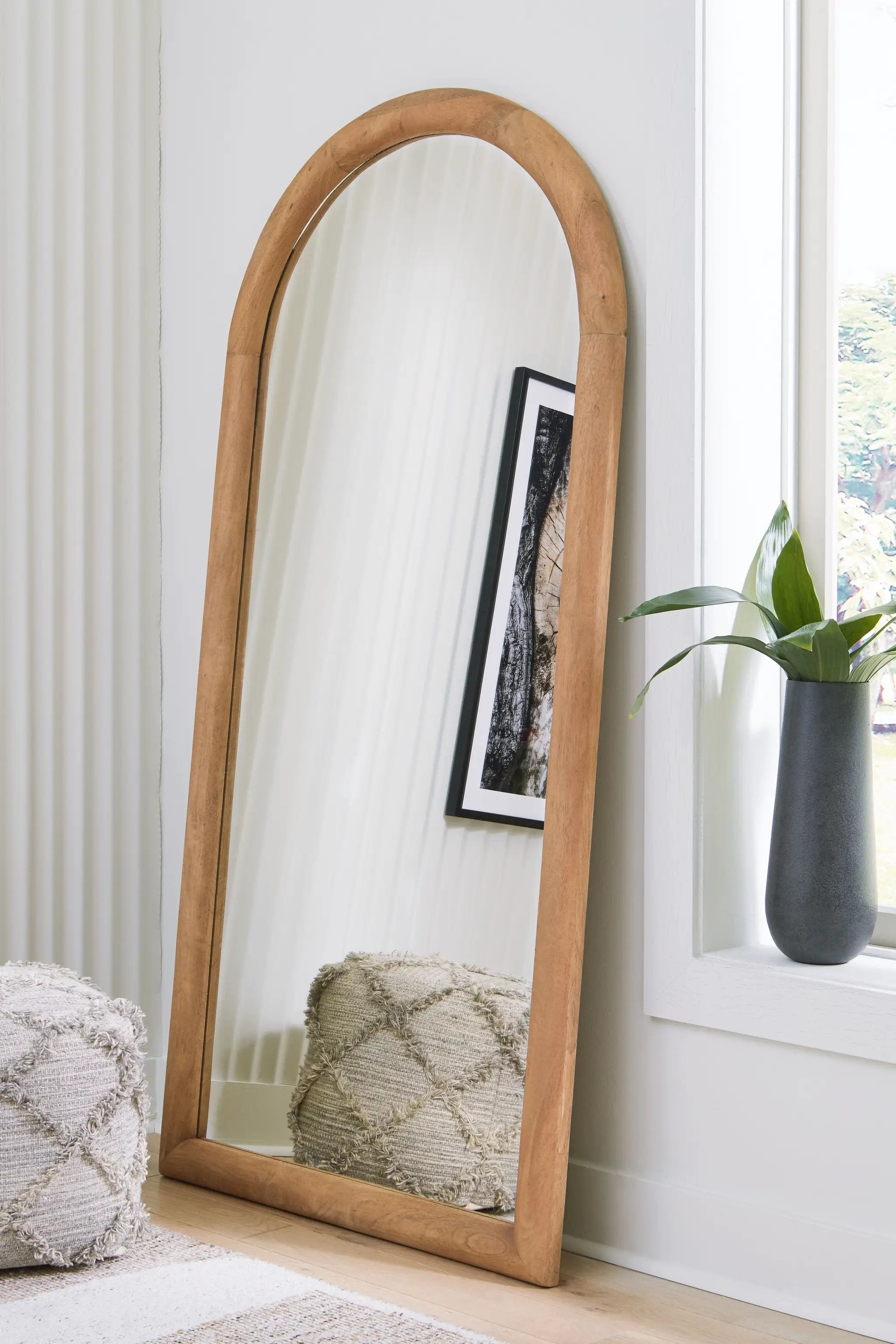 Dairville - Floor Mirror - Brown by Unique Piece Furniture