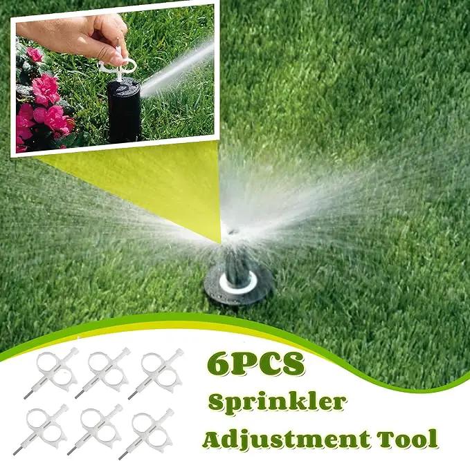 6 PCS Sprinkler Adjustment Tool Compatible with Hunter MP PGP Sprinkler Head, Spray Head Pull up Tool Kit Fit for Garden Lawn Irrigation System Repair by GreenHaven Gardens