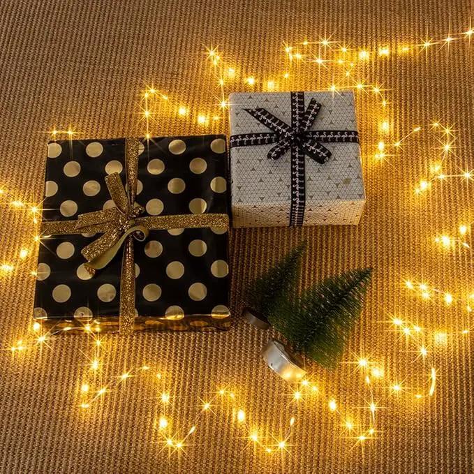 Fairy Lights Plug in,66FT 400 LEDs Waterproof String Lights,Twinkle Light with Remote for Outdoor Indoor Christmas Wedding Birthday Garden Party Decorations,2 Inch Space,Warm White by GreenHaven Gardens