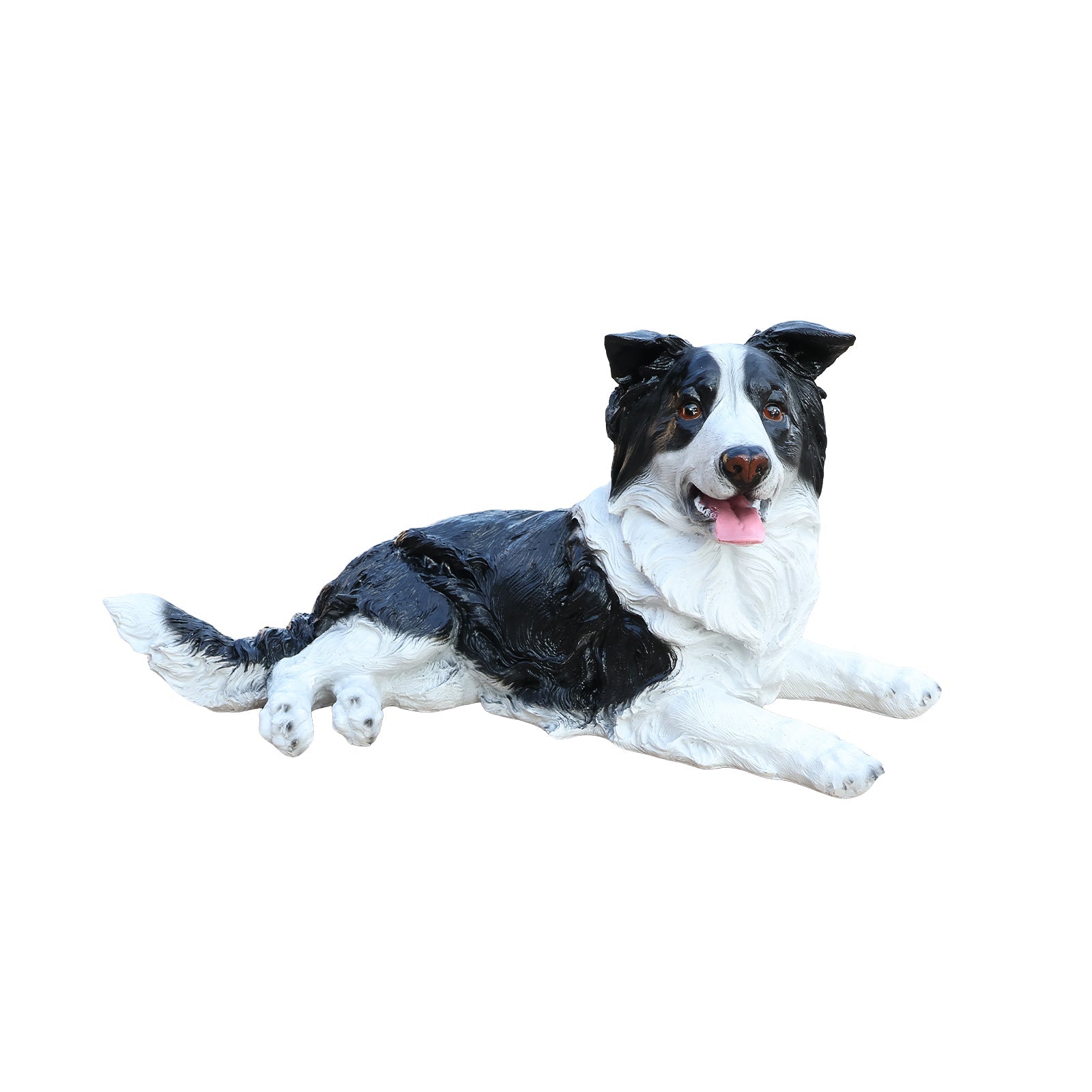 Outdoor Garden Border Collie Dog Statue Greeter by HouseOfZazla