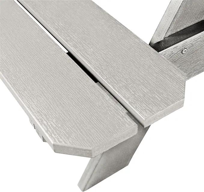 highwood Hometown Picnic Table, 6 Foot, Harbor Gray by GreenHaven Gardens
