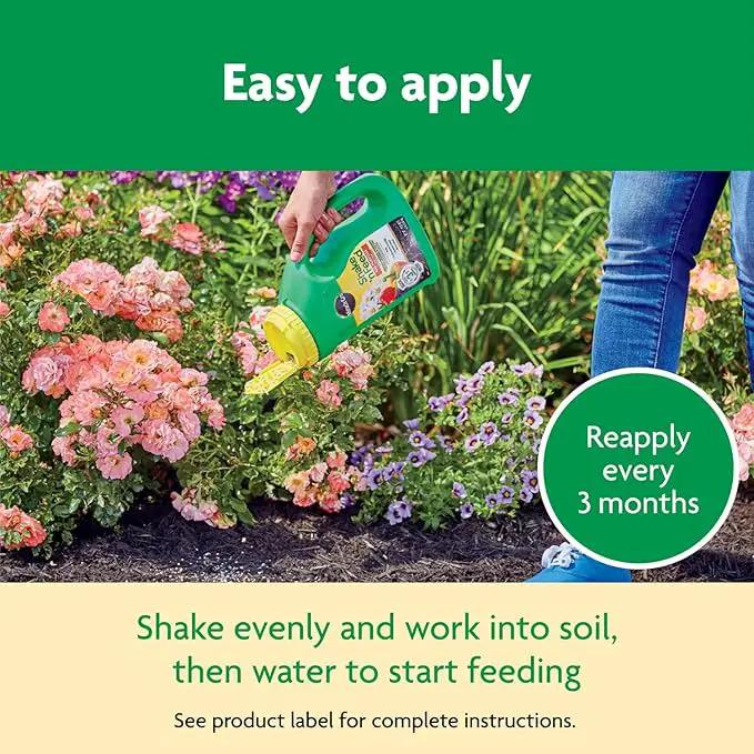 Miracle-Gro Shake 'N Feed All Purpose Plant Food, For In-Ground and Container Plants, Feeds for up to 3 Months, 4.5 lbs. by GreenHaven Gardens