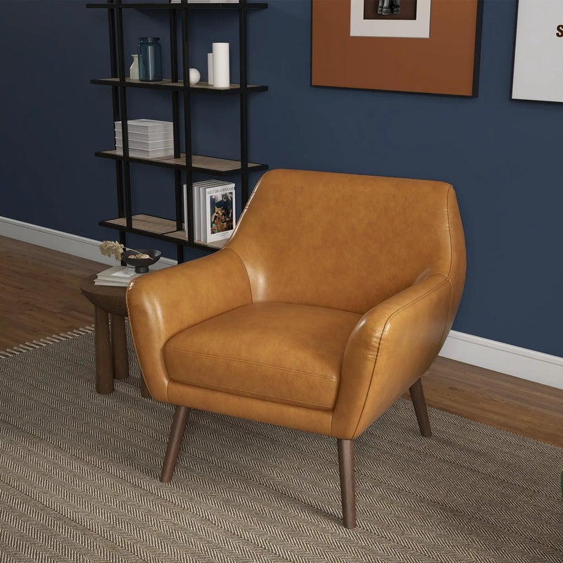Panom Leather Lounge Chair by HouseOfZazla