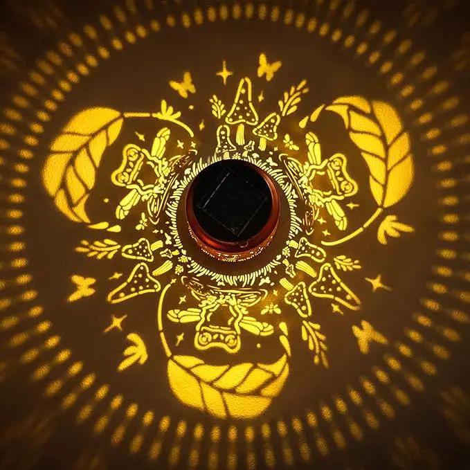 Frog Solar Lanterns Outdoor Waterproof Hanging Sunflower Solar Lights Gifts for Women Men Metal Decorative LED Lanterns Outside for Garden, Yard, Patio, Lawn, Porch, Backyard by GreenHaven Gardens